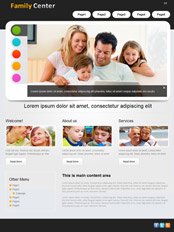 Темплейт за сайт конструктор 123-family